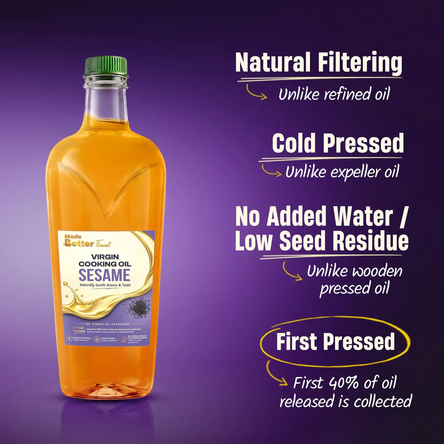 Sesame Virgin Cooking Oil