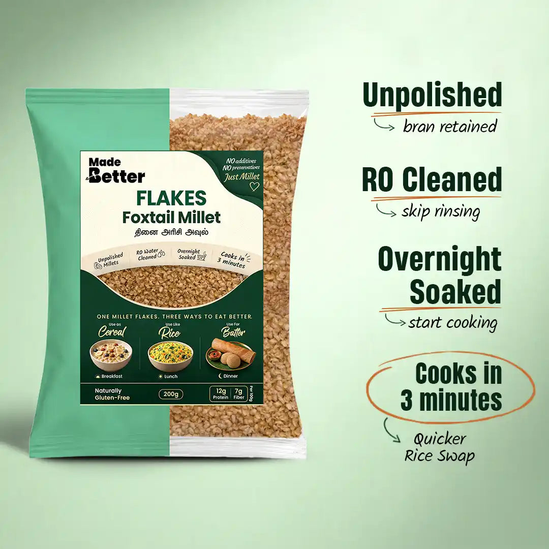Foxtail Millet Flakes
