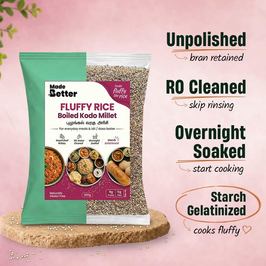 Kodo Millet | Fluffy Millets