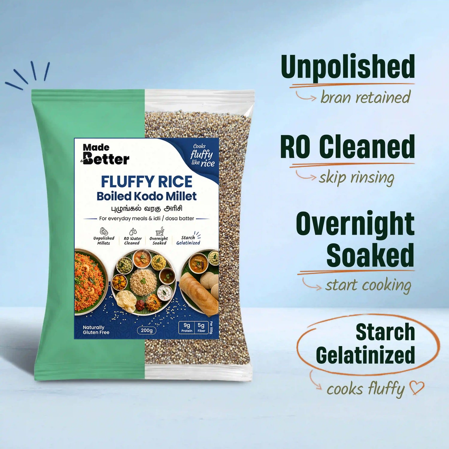 Kodo Millet | Fluffy Millets
