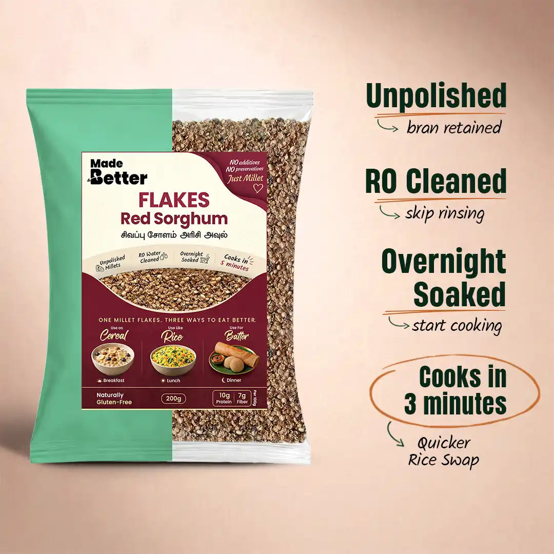 Red Sorghum Flakes