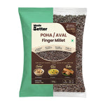 MadeBetter Finger Millet Aval / Poha — exact original 500 g front pouch, uniformly sized on white