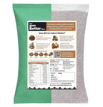MadeBetter Black Wheat Atta back label with ingredients, nutrition and FSSAI licence