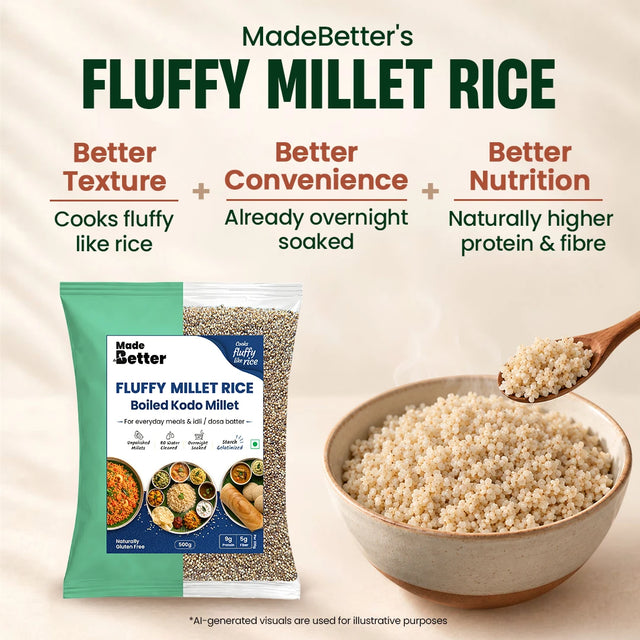 MadeBetter kodo Fluffy Millet Rice — overview