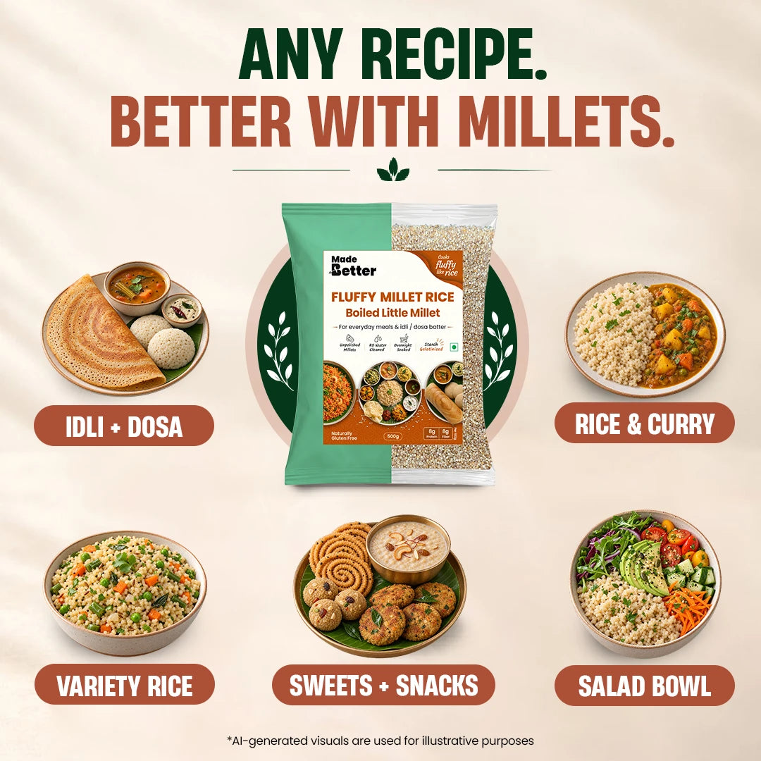 MadeBetter little Fluffy Millet Rice — recipes