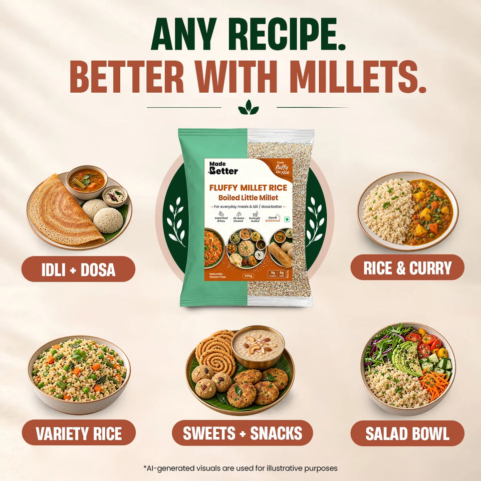 MadeBetter little Fluffy Millet Rice — recipes