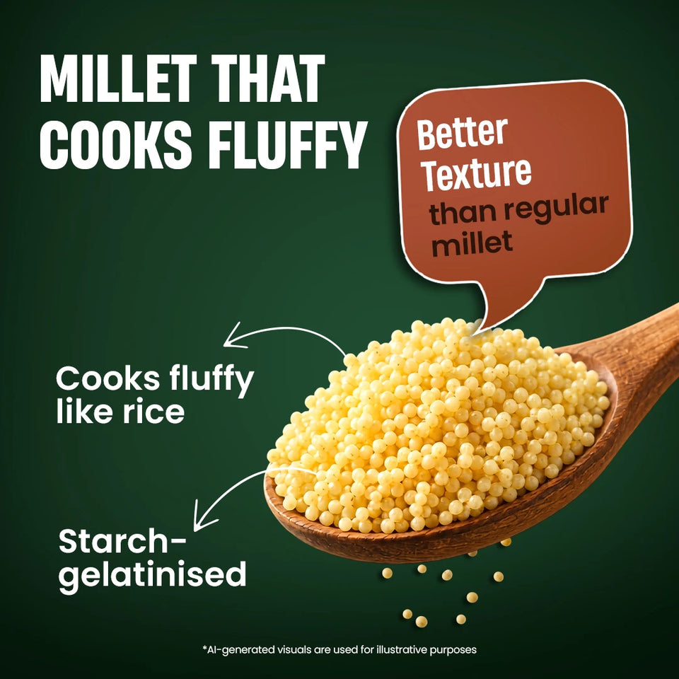 Fluffy Millet Rice — texture