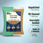 MadeBetter Kodo Millet Aval / Poha — process panel