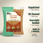 MadeBetter Little Millet Aval / Poha — process panel