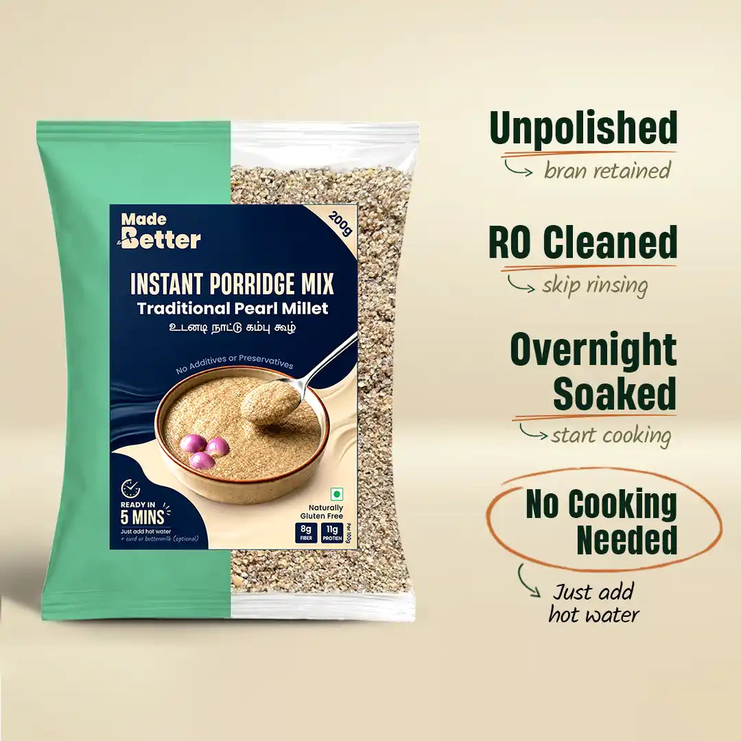 Instant Porridge - Traditional Pearl Millet