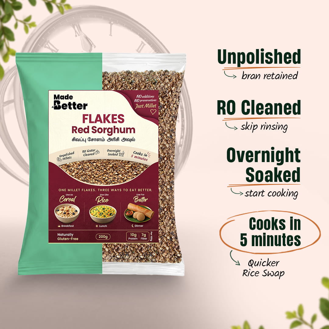Red Sorghum Flakes